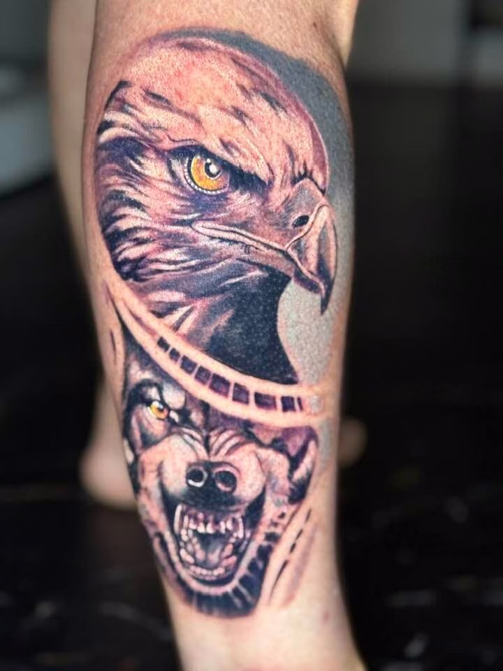 Aigle & loup · Réalisme